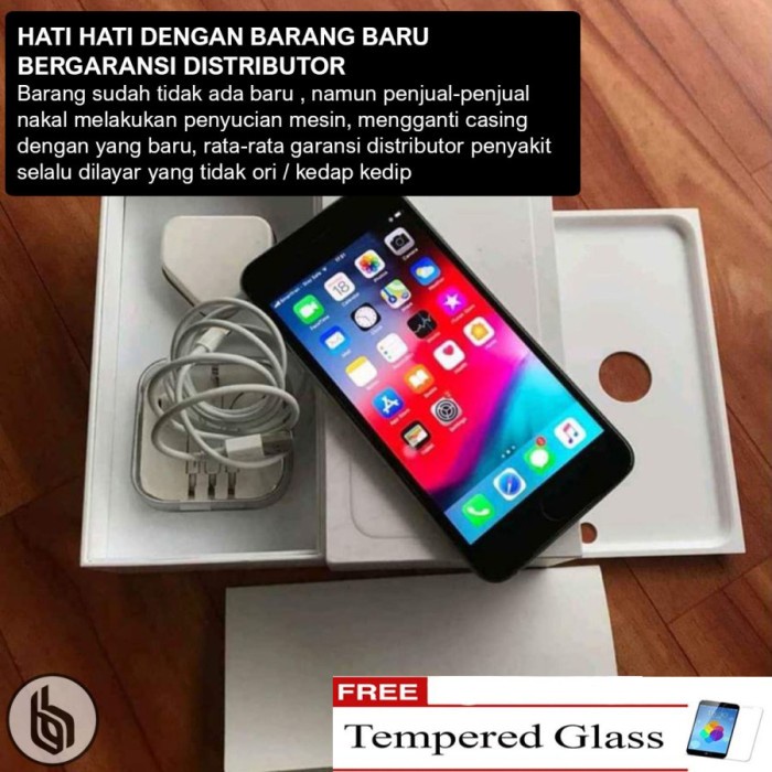 IPHONE 6 PLUS 64gb SECOND INTER 100% ORIGINAL RESMI APPLE BERGARANSI