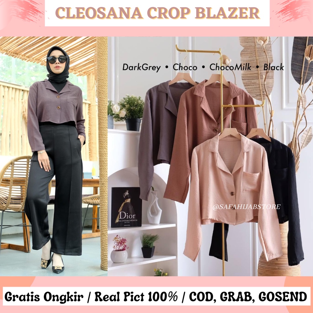 CLEOSANA CROP BLAZER / ATASAN KERJA