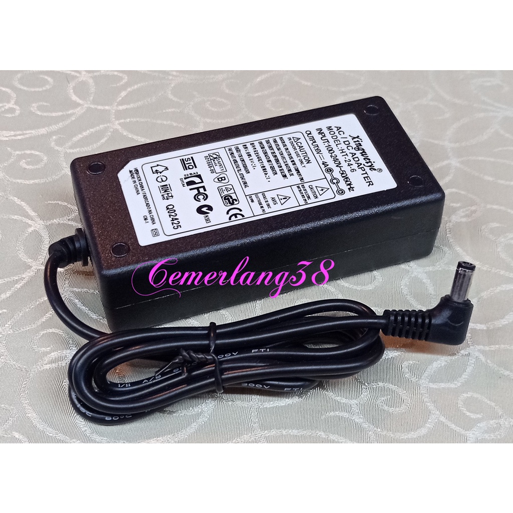 Switching Adaptor 6V 4A Charger AC to DC 6 V 4 A Power Supply 24 Watt