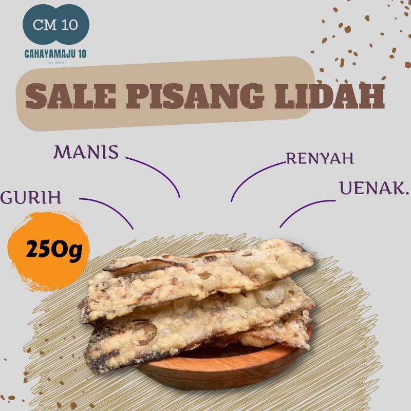 

Sale Pisang Lidah 250 gram - Sale pisang - Sale Pisang Kering Manis