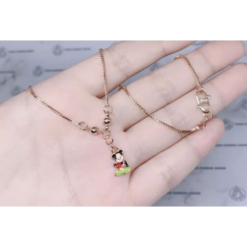 Kalung Anak Perempuan Xuping Gold Liontin Hello *09