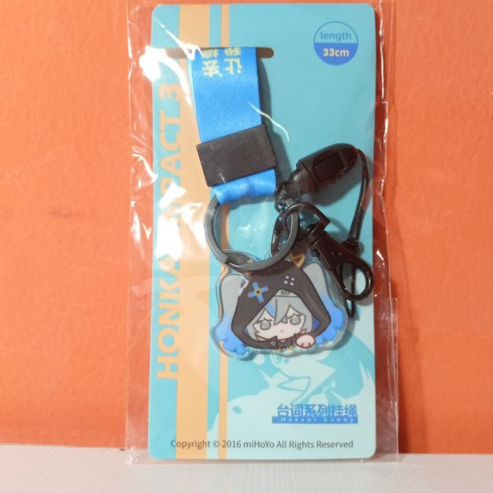 Haxxor Bunny Lanyard with Key Chain (33cm Length) - Honkai Impact 3rd RAHASU