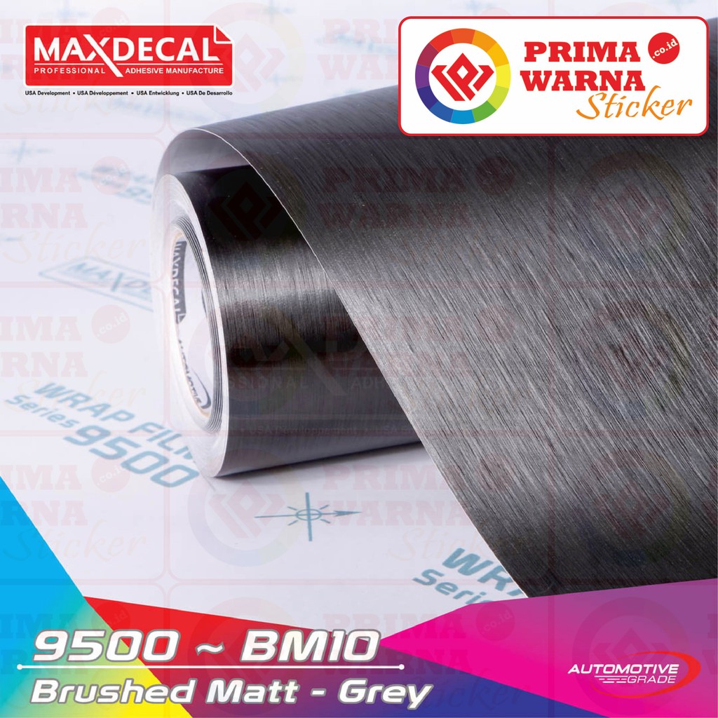 

[ROLL 152cm x 18m] MAXDECAL 9500 BM10 GREY ABU ABU BRUSHED MATTE