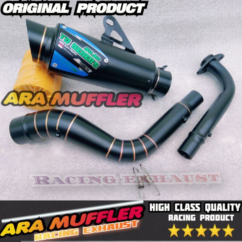 knalpot racing Original Togedegs honda Scoopy stainless