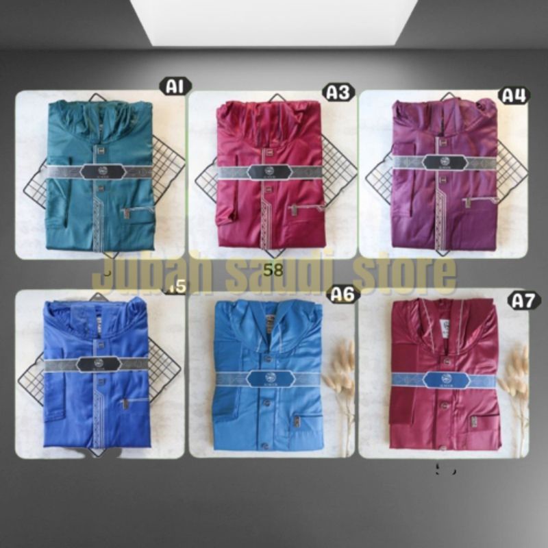 JUBAH AL NOOR HOODIE DEWASA/GAMIS SAUDI/GAMIS POLYSTER