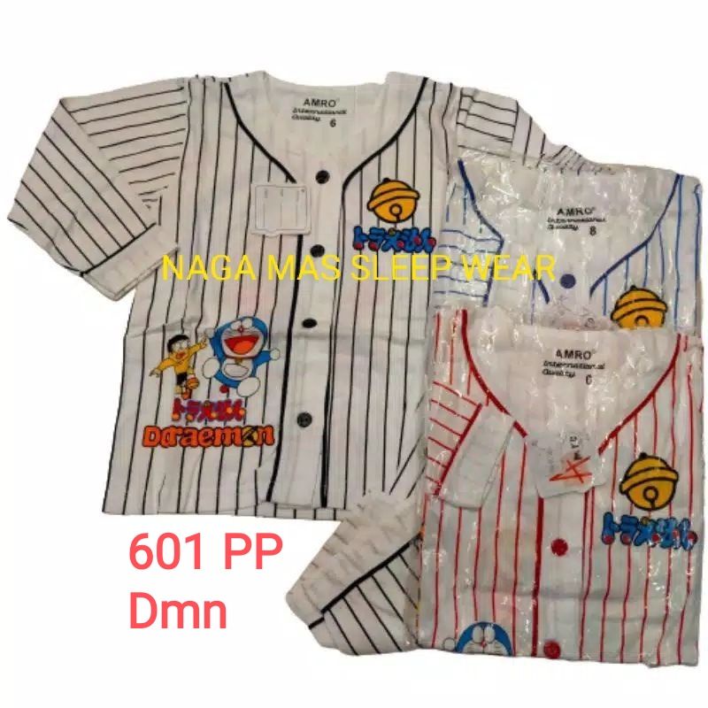 Piyama Piama Anak Laki Cowok AMRO PP 4-8 601 Doraemon, Avengers