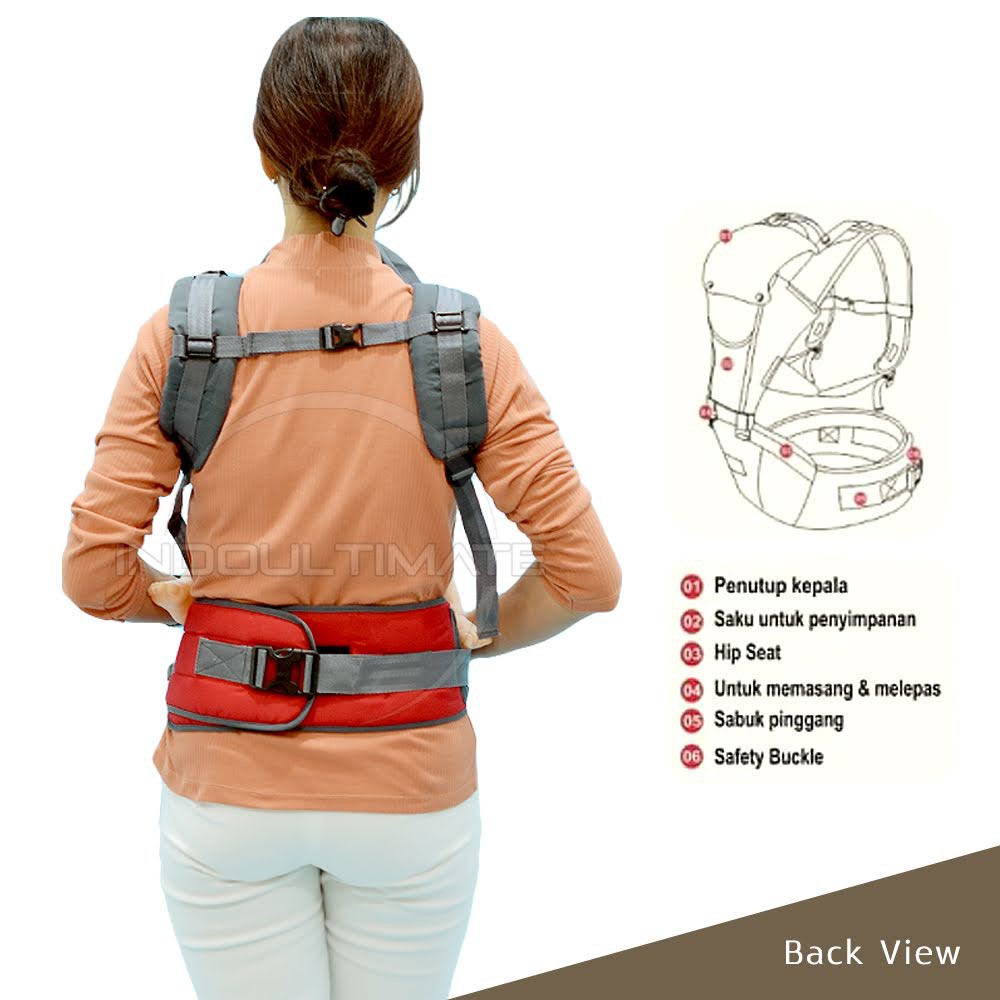 Baby Carrier Bayi Gendongan Anak Depan Multifungsi Gendongan Anti Capek Baby Carrier BY-476 BY-475