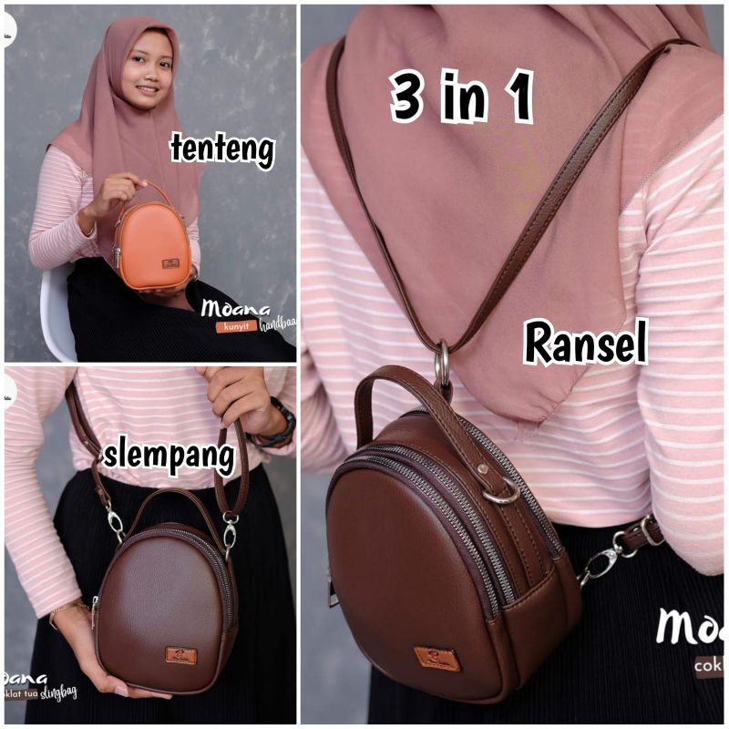 COD✅MOANA ORIGINAL BY BiruTsabita/tas 2in1/tas kecil muat banyak