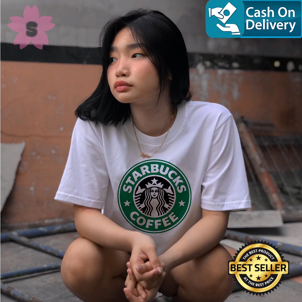 T-SHIRT BAJU KAOS DISTRO STARBUCKS | ATASAN PRIA WANITA BAHAN PRMEIUM