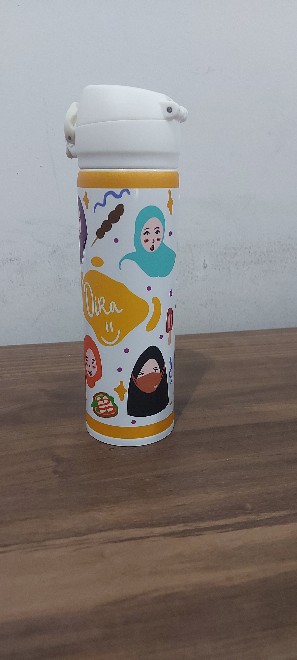 Tumbler Custom Botol Minum Termos Stainless 500ml - Tumbler Print Uv