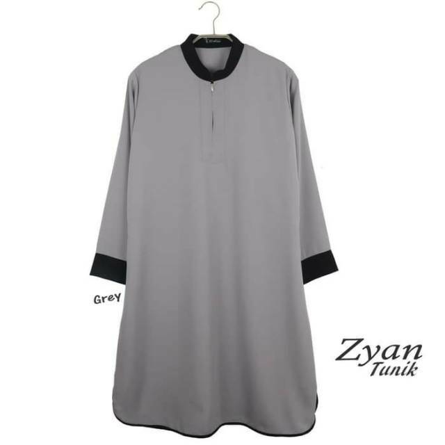 Atasan Wanita Zyan Tunik - Grey