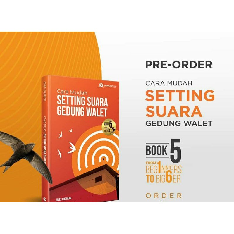 BUKU SERI 5 CARA MUDAH SETTING SUARA GEDUNG WALET ORIGINAL DUNIA WALET DRS ARIF BUDIMAN