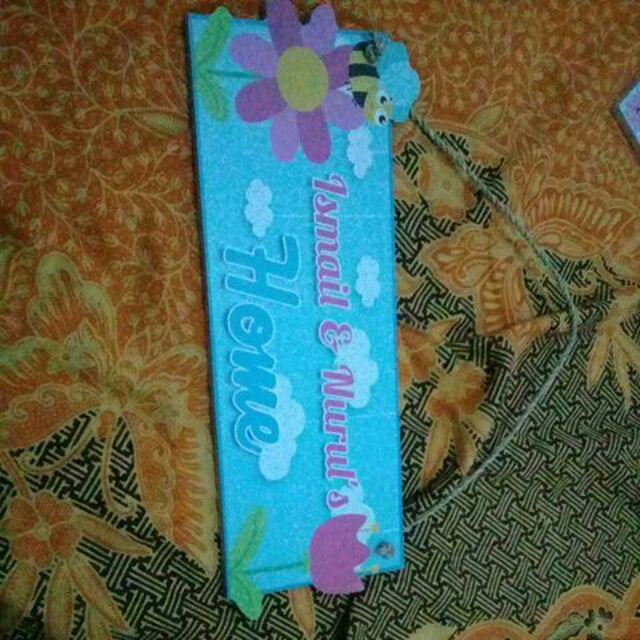 A32 Custom Rooms Tulisan Pajangan Hiasan Dinding Dekorasi Ruang Ato Pintu Free Bubble Wrap