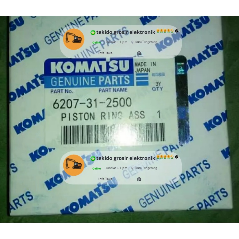 RING PISTON 6207-31-2500 KOMATSU