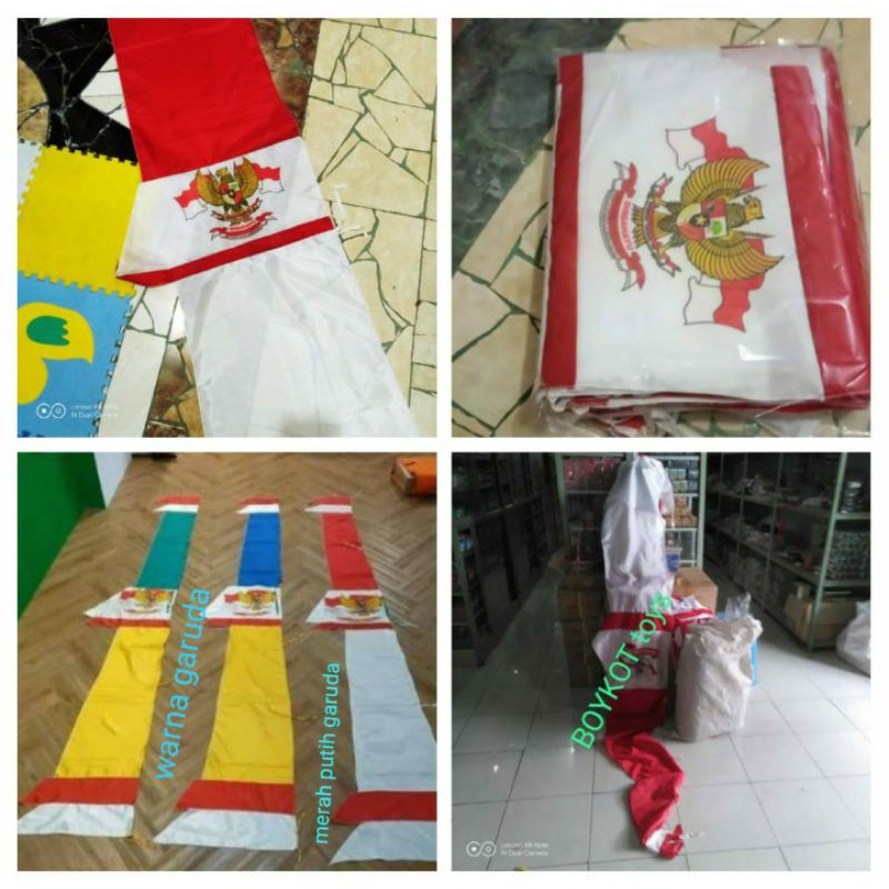 Umbul umbul 4 Meter layur garuda variasi