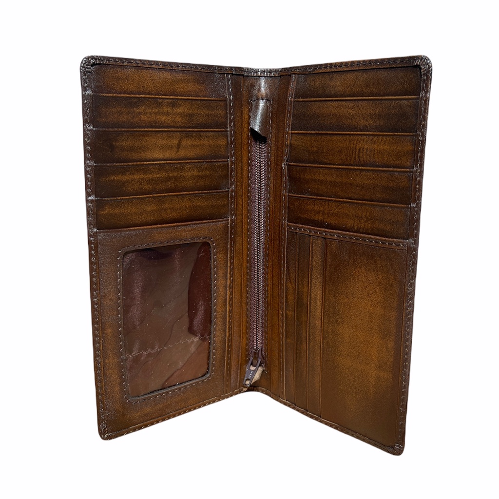 Jayuwan DBS Dompet Pria Bahan Kulit Asli Model Panjang 13 slot kartu