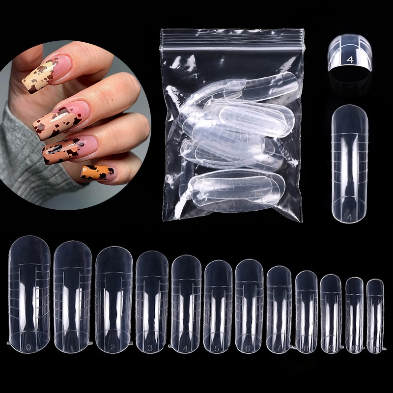 24pcs / Set Kuku Palsu Extension / Extension / Clipper / Brush UV Gel Untuk Nail Art / Manicure