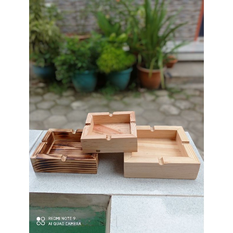 asbak kayu jati belanda