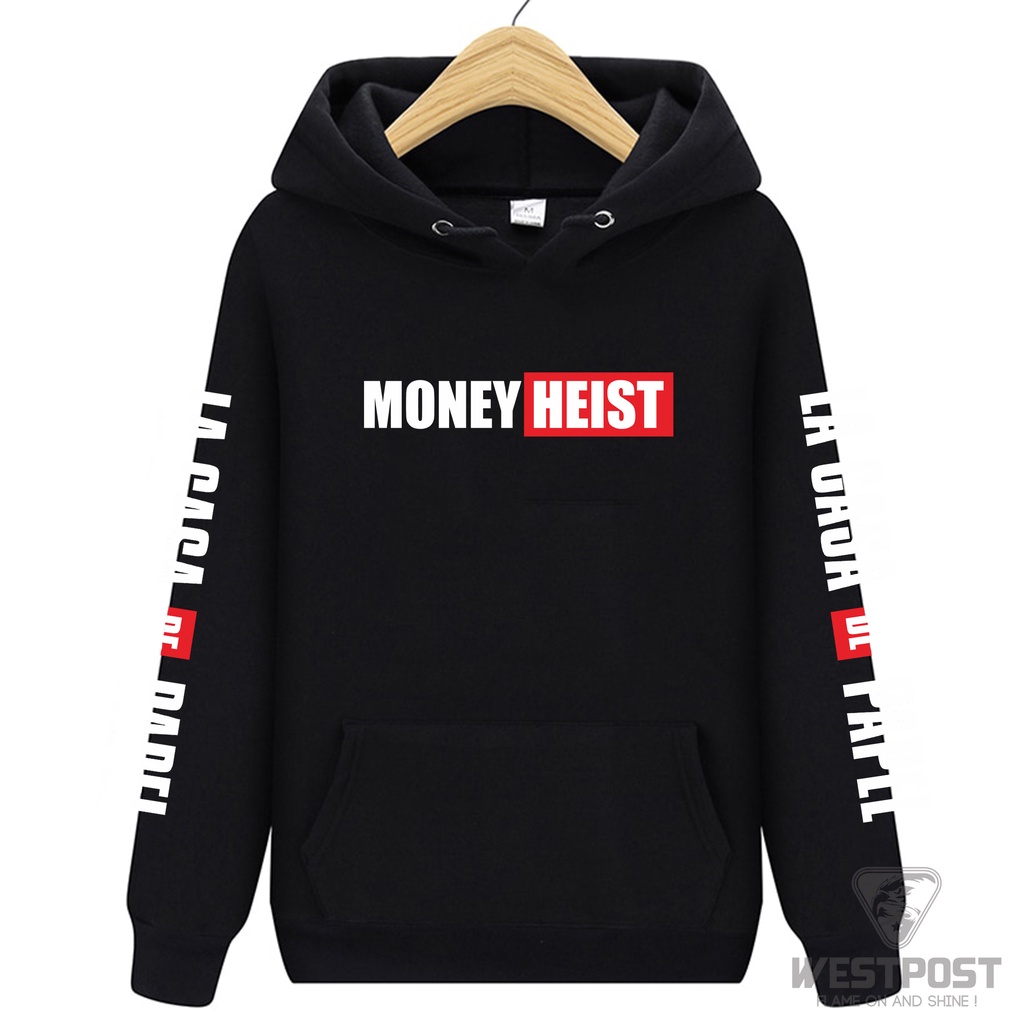 JAKET MONEY HEIST / JAKET HOODIE JUMPER PULLOVER MONEY HEIST / JAKET BIG SIZE MONEY HEIST / SWEATER 