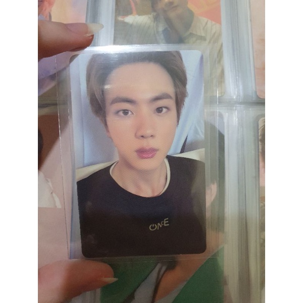 Jin mots bluray photocard pc map of the soul one dvd bluray