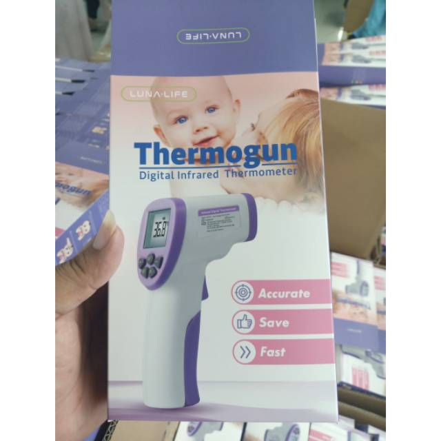 Thermogun thermometer digital infrared luna-life murah