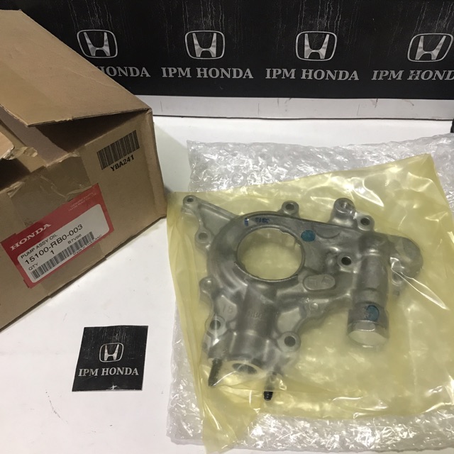 15100 RB0 Pompa Oli Oil Pump Honda Jazz S Rs GE8 GK5 City GM2 IVTEC GM6 Mobilio Brv Brio HRV 1.5 1500cc Freed  Original Honda Genuine Parts