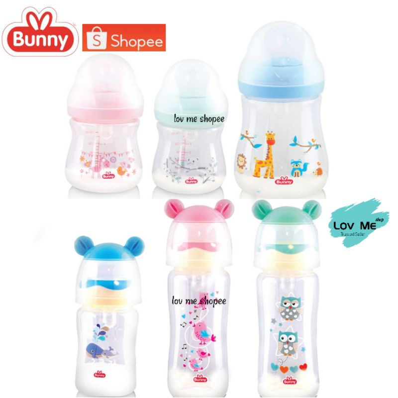 lov me❤ Lusty Bunny Botol Susu Bayi Bottle Wideneck ADW1504 ADW1505 ADW3005 ADW3004 150ml-250ml