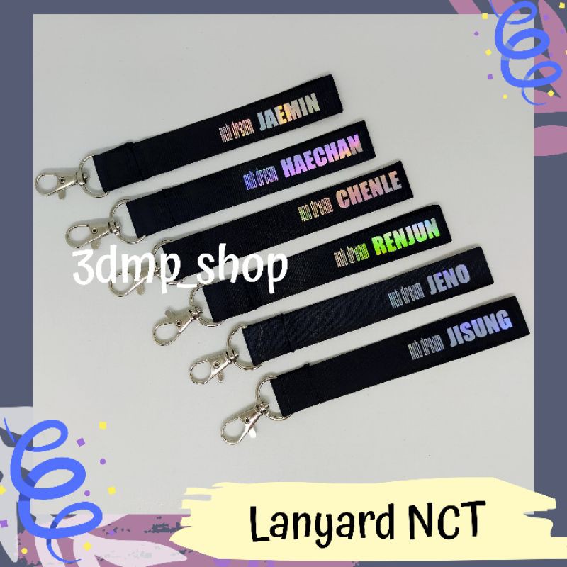 Lanyard NCT 127 Jaehyun Jungwoo Taeil Yuta Johnny Dream Jaemin Jisung Haechan Chenle Jeno Renjun