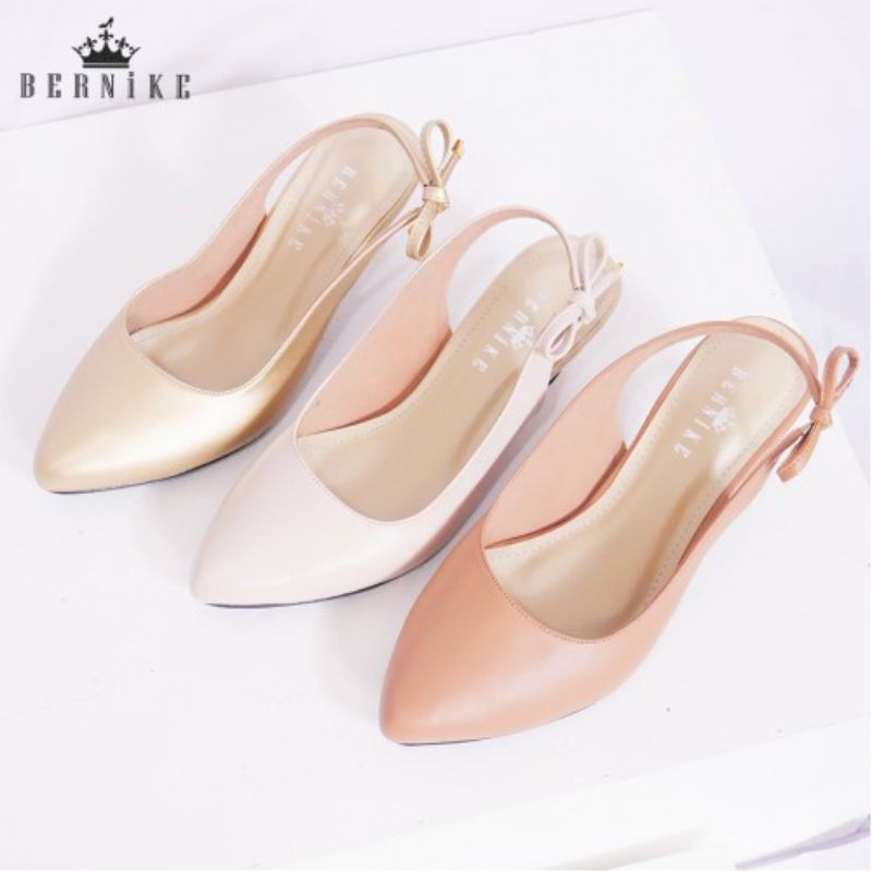 PREMIUM HEELS SEPATU SANDAL TALI WANITA ORIGINAL BERNIKE-PITA SAMPING CC HAK 5CM IMPORT QUALITY