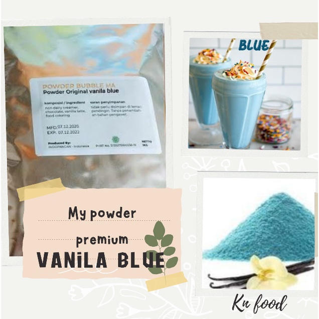 

Powder Minuman Vanilla blue Premium
