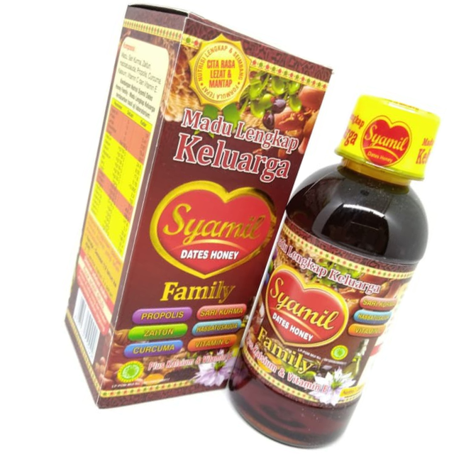Madu Syamil Dates Honey Keluarga 200ml