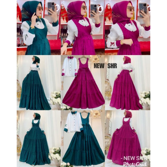 Dress Overal set  SHR Ori