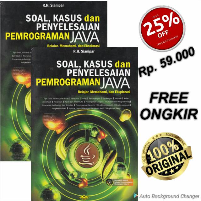 Jual BUKU soal , kasus dan penyelesaian PEMROGRAMAN JAVA | Shopee Indonesia