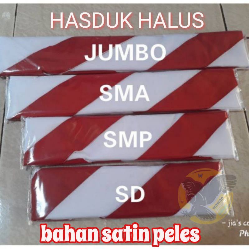 HASDUK KACU PRAMUKA SD SMP SMA JUMBO ATRIBUT PRAMUKA BAHAN SATIN