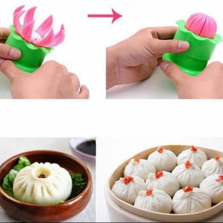 Alat Cetakan Bakpao Cetak Dumpling Steam Bun Maker Dimsum Dapur Daging Serbaguna Mold Kue Spesial Multifungsi Baking Dandang