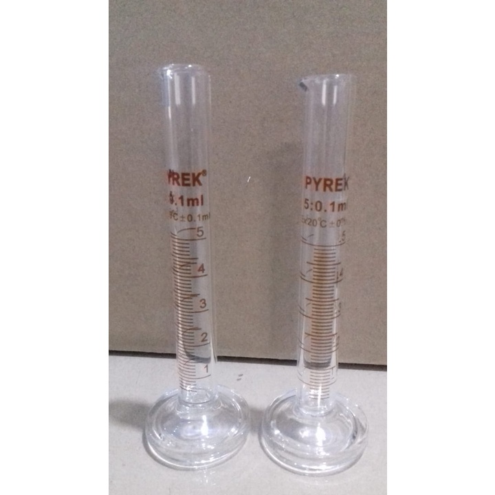 Jual Measuring Cylinder Gelas Ukur Pyrek K 5 Ml Rrc Shopee Indonesia 6657