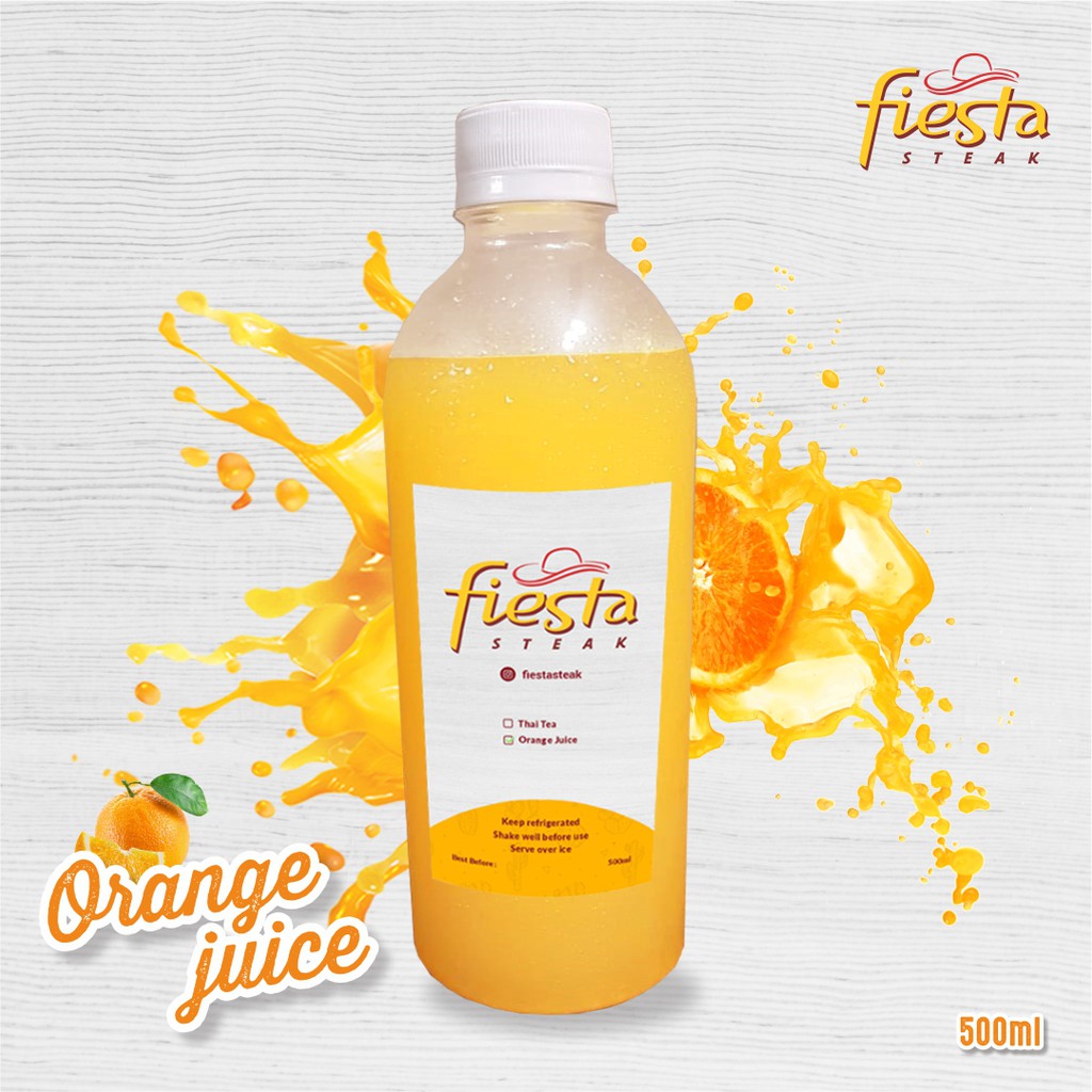 

Fiesta Steak Orange Juice - Minuman Rasa Jeruk