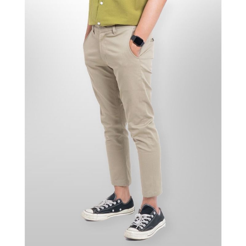 Celana Ankle Pants Celana Casual Celana Formal Celana Bahan Kerja Kantor Celana Panjang Pria Chino Chinos Fashion Pria Korean Style Slimfit