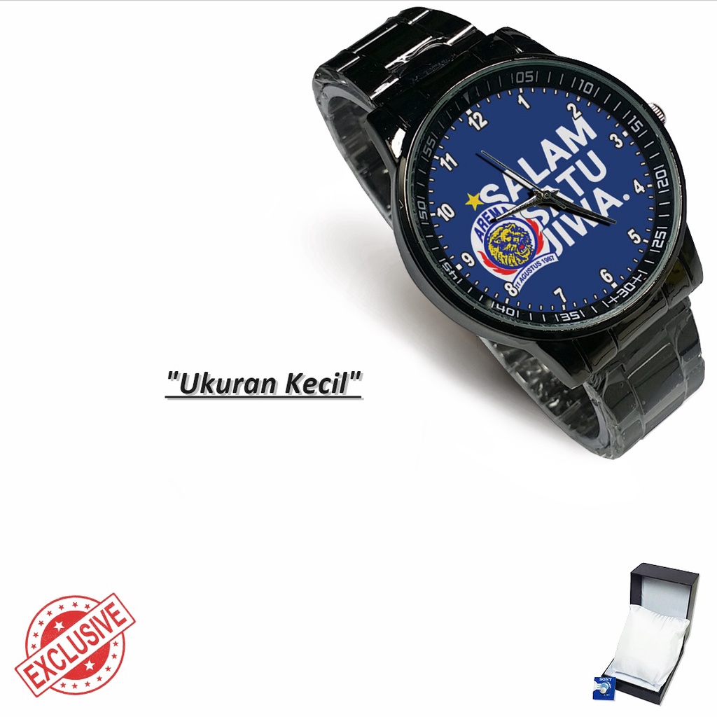 Jam Tangan Rantai Couple AREMA SALAM SATU JIWA - 2 (Awesome)