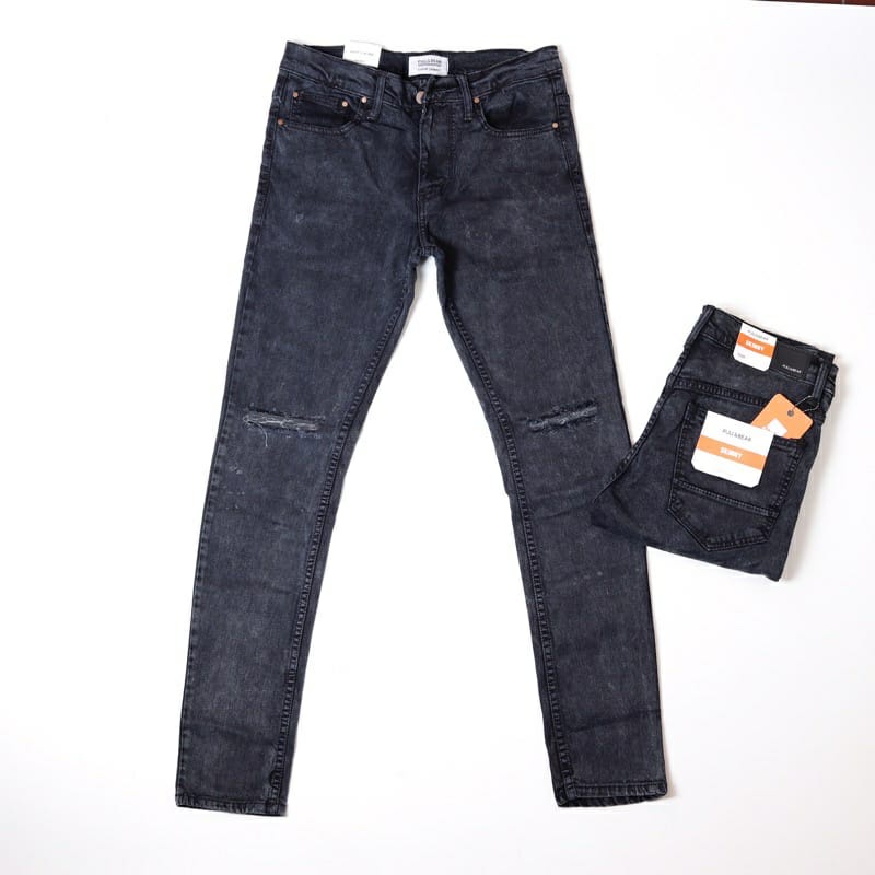 celana ripped jeans skinny/ celana jeans sobek strecth / celana jeans sobek pria