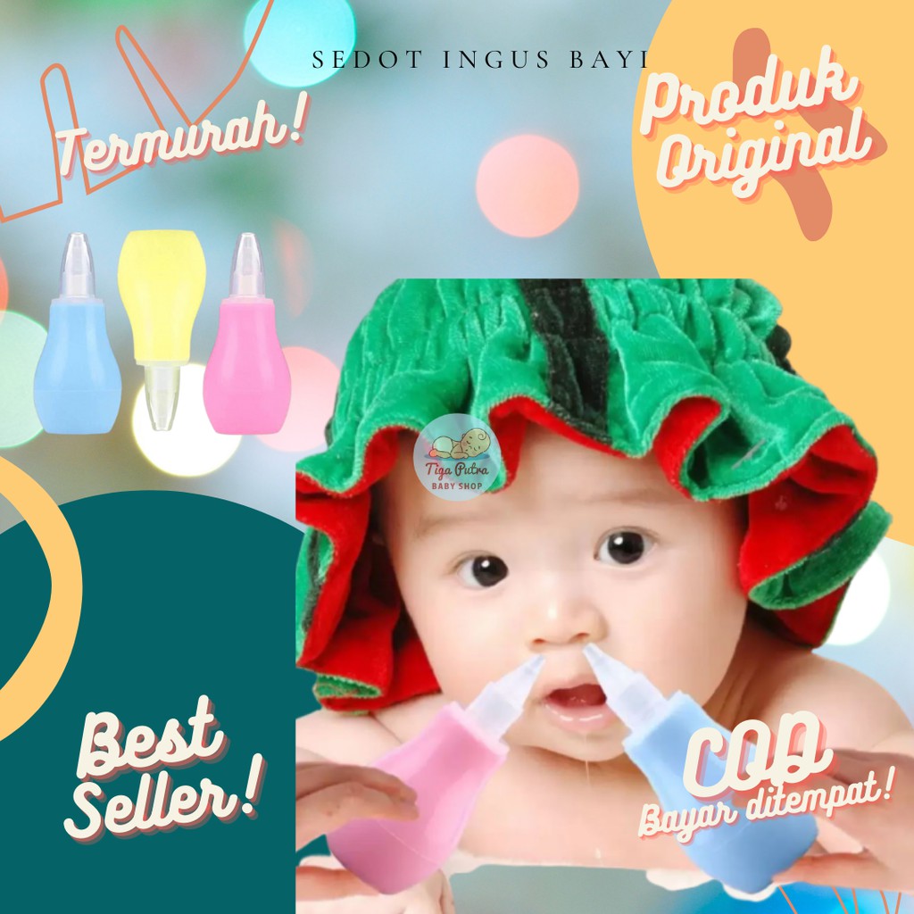 Alat Sedot Ingus Bayi Silikon NP | Baby Nasal Aspirator Silicone NP Bentuk Pipet