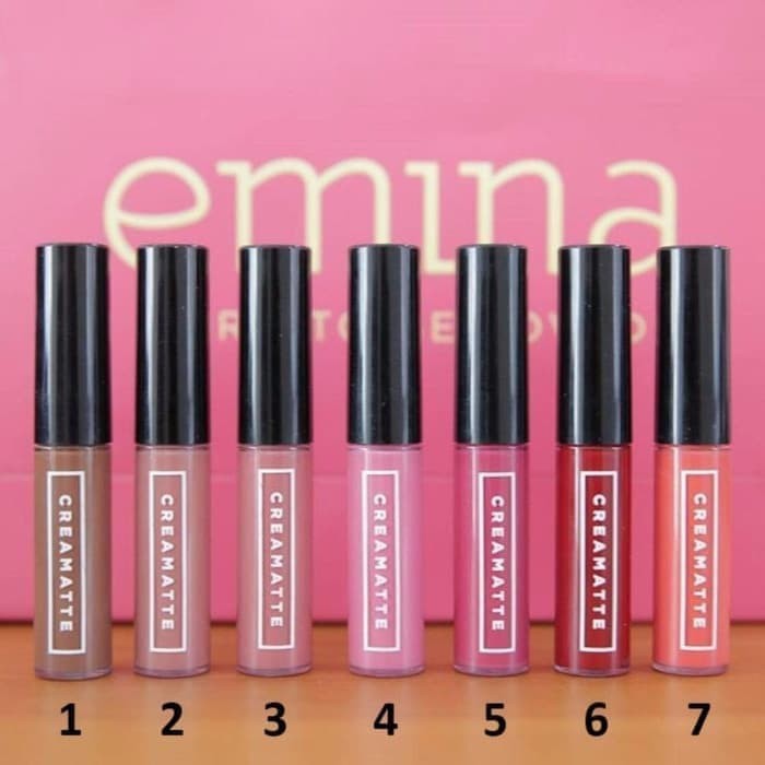 Kosmetik Bibir / Kosmetik Emina / Lipstik Emina / Lip Cream Emina / Emina Creamatte Lip Cream