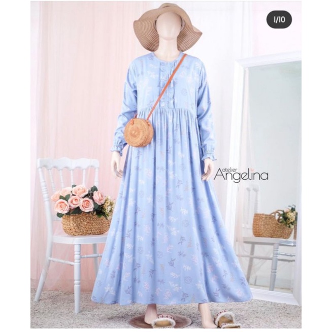 PRELOVED SARAH FIORY BLUE WINTER SIZE M ATELIER ANGELINA