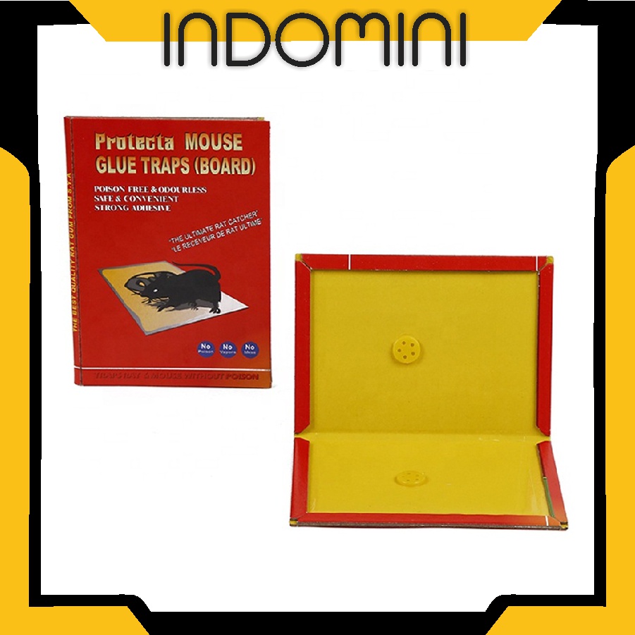 INDOMINI R615 LEM TIKUS PAPAN / JEBAKAN TIKUS / PERANGKAP TIKUS / BUKU PAPAN LEM TIKUS