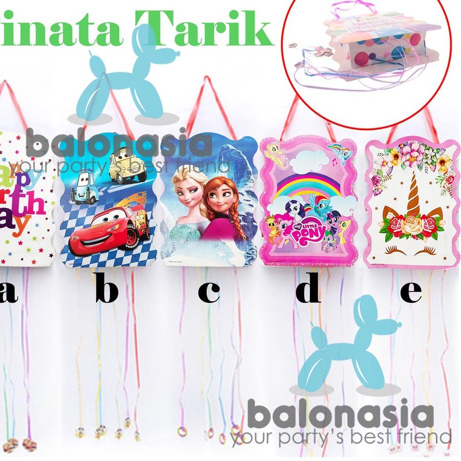 

Super Promo WT7LV Balonasia Pinata Tarik / Pull String Paper Bag Pinata 84 Ready