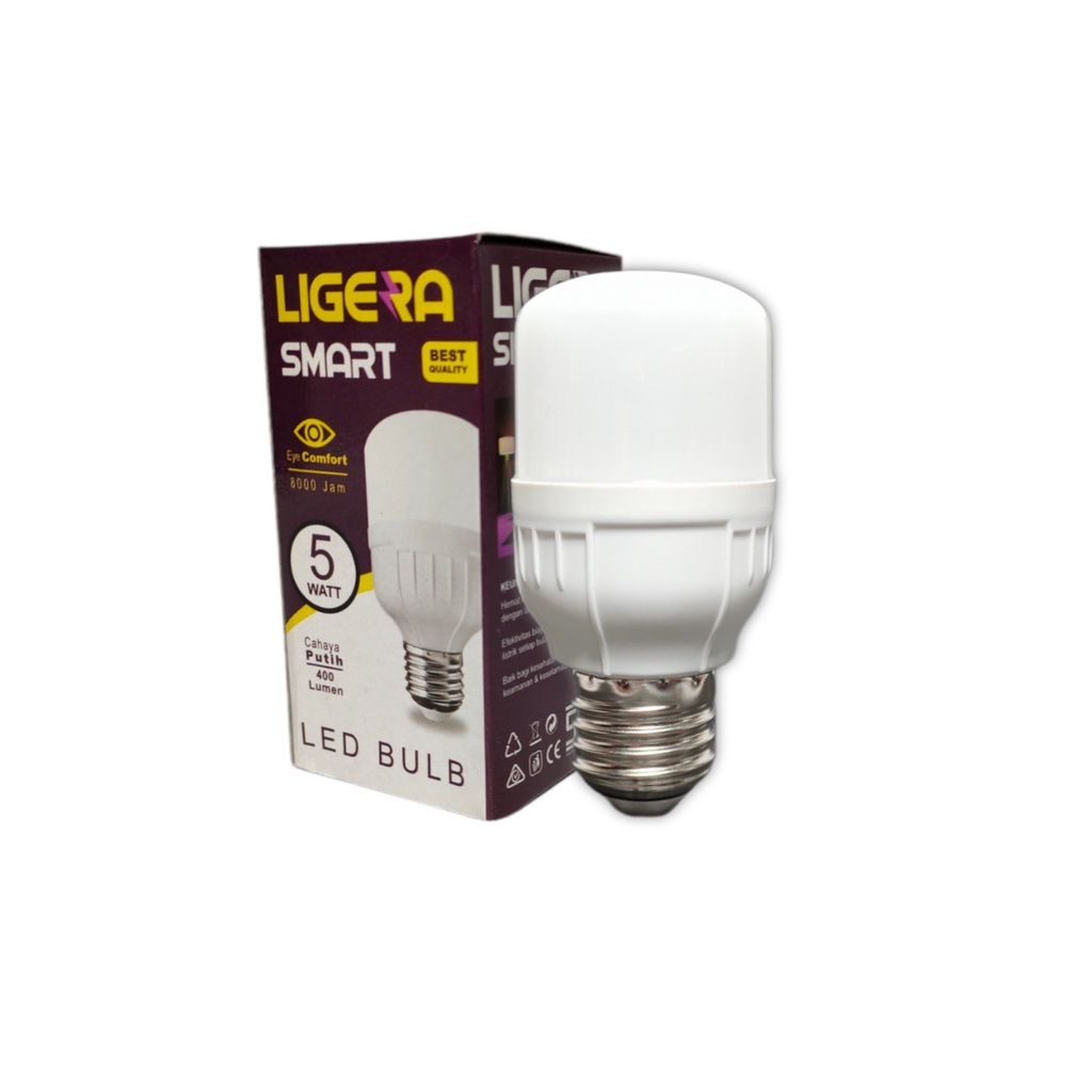 LIGERA Smart Lampu LED Capsule 5 Watt - Cahaya Putih