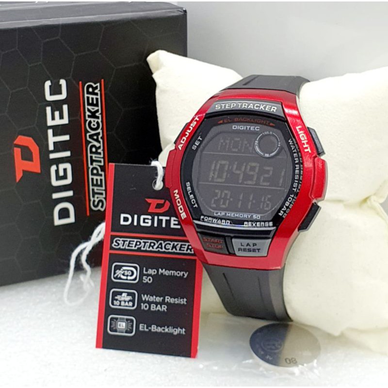 Jam Tangan Pria Digitec Original Digital Tracker Garansi 1 Tahun