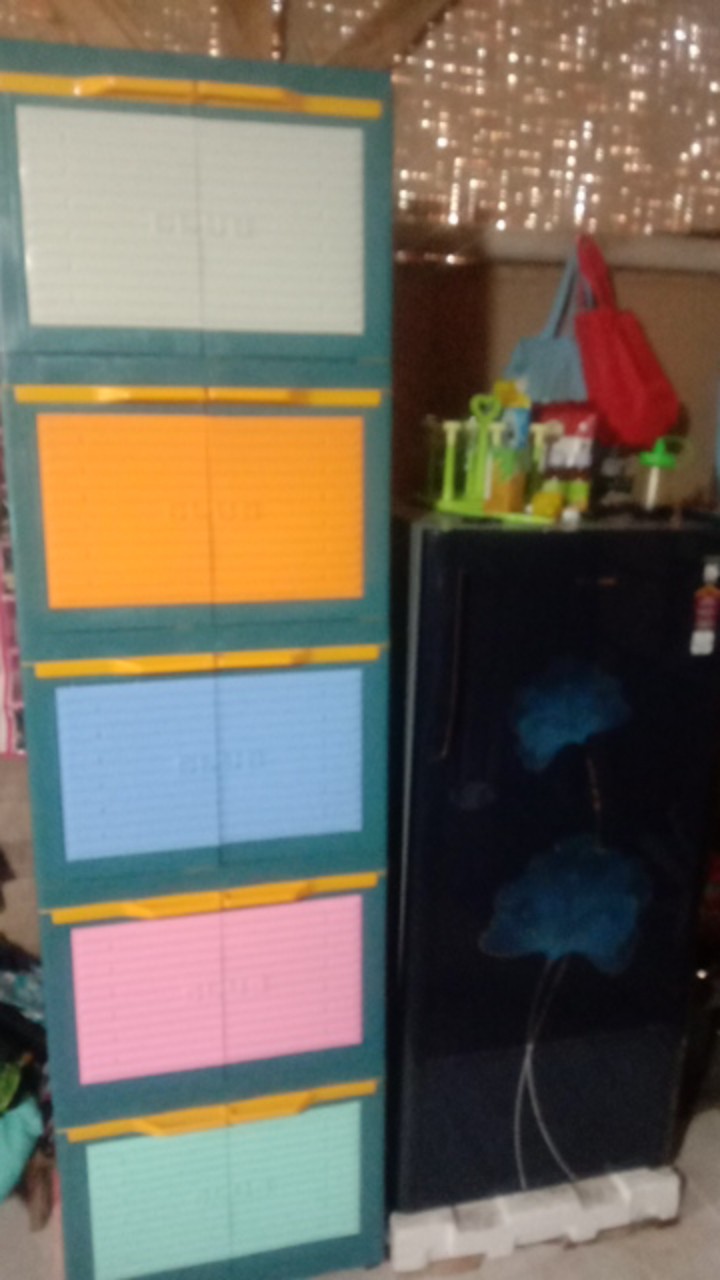 Lemari Plastik Mini My Susun 5 Lemari Pakian Plastik Minimalis S/5