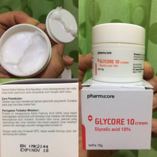 GLYCORE 8% / 10% Cream 10gram - Pharmacore