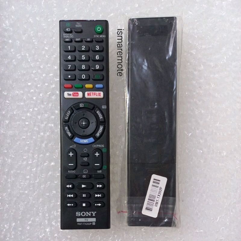 REMOTE REMOT TV SONY LED LCD 3D SMART TV YOUTUBE NETFLIX RMT-TX202P